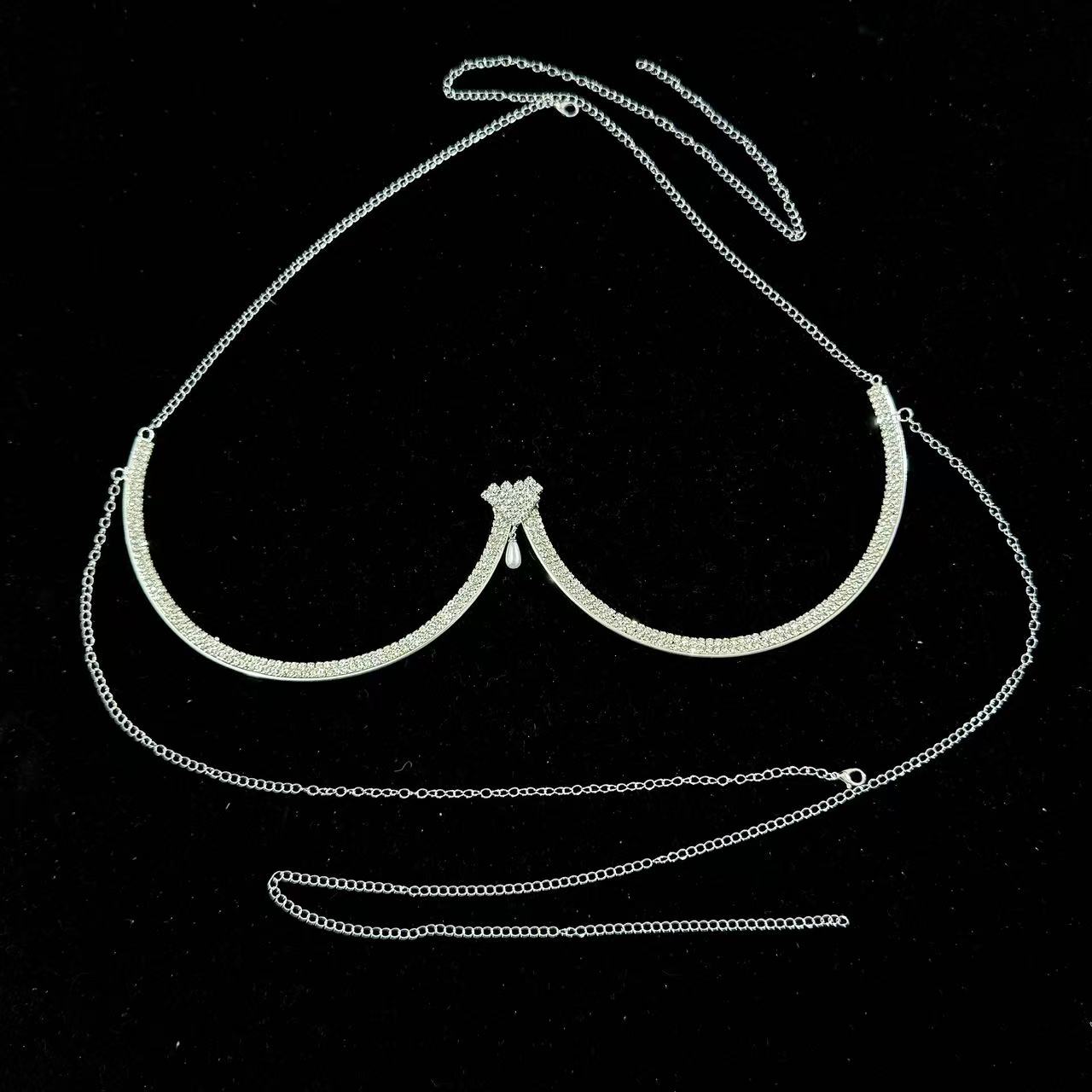 Women's Chest Support Pearl Pe - Body Jewelry 评论和价格