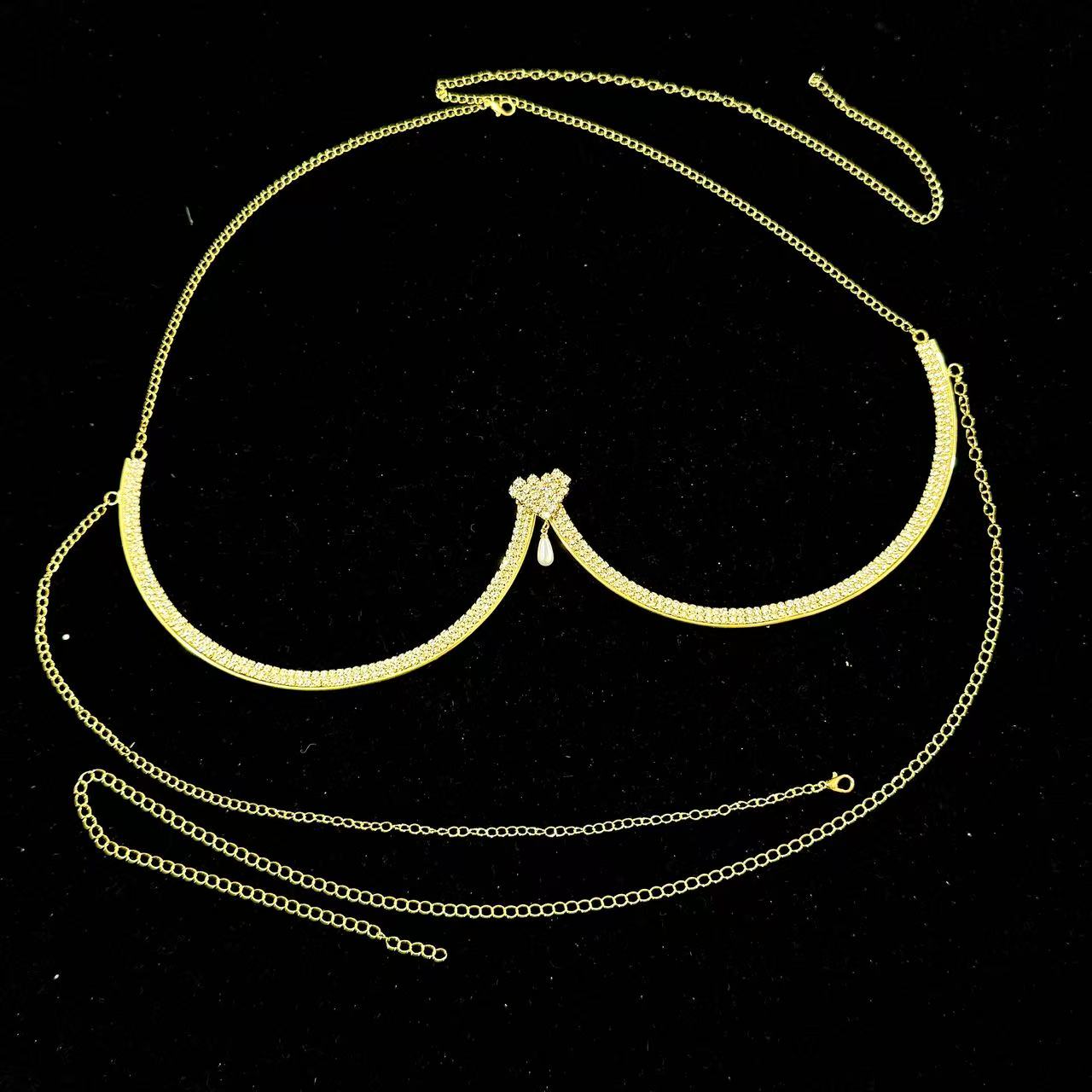 Women's Chest Support Pearl Pe - Body Jewelry 评论和价格