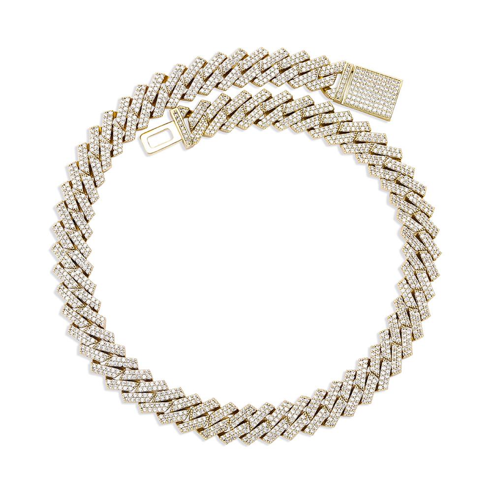 TOPGRILLZ 12mm/14mm Iced Micro - Cuban Link Chain 12Mm 评论和价格